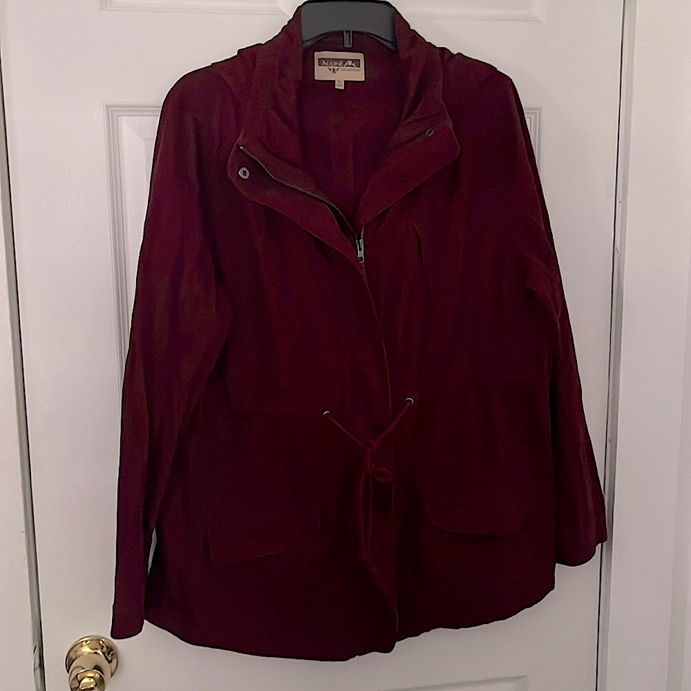 Burgundy Fall Jacket 2x never worn